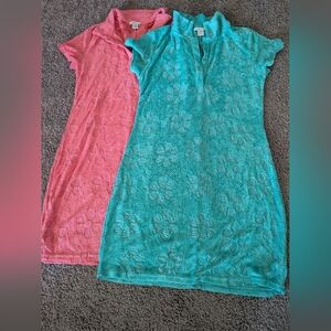 Rue21 Coral and Teal Floral Dresses